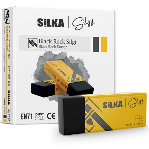 Silka Silgi Siyah Rock Siyah SG.6 (1 Adet)