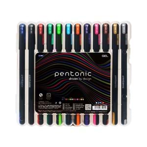 Pentonic Jel Kalem Blister Set Karışık Renk 12 Li