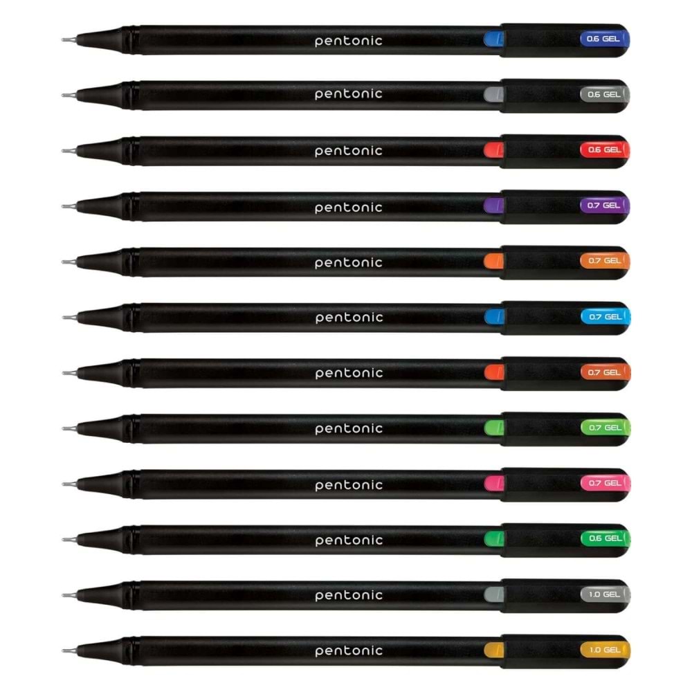 Pentonic Jel Kalem Blister Set Karışık Renk 12 Li