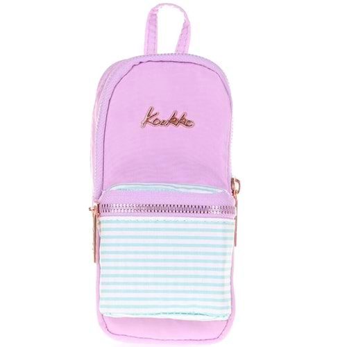 Kaukko Kalem Çantası Soft Floral Junıor Bag Vıolet K2441