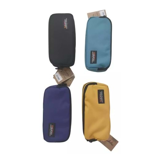 Kaukko Kalem Çantası Çift Bölmeli Düz K2421