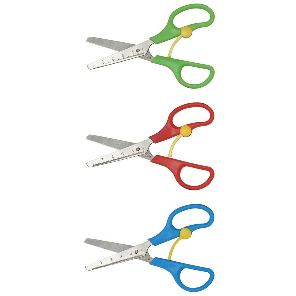 Puti Okul Makası Cetvelli Yaylı 1055 (1 Adet)