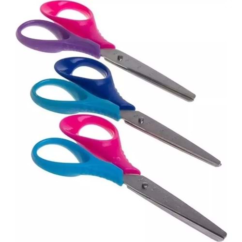 Puti Okul Makası Cetvelli Çift Renk 02002 (1 Adet)