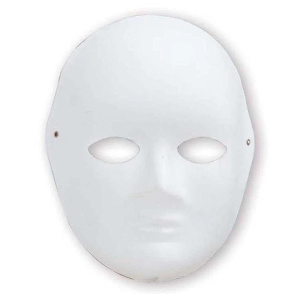 Puti Maske Karton Büyük Surat 5176 (1 Adet)