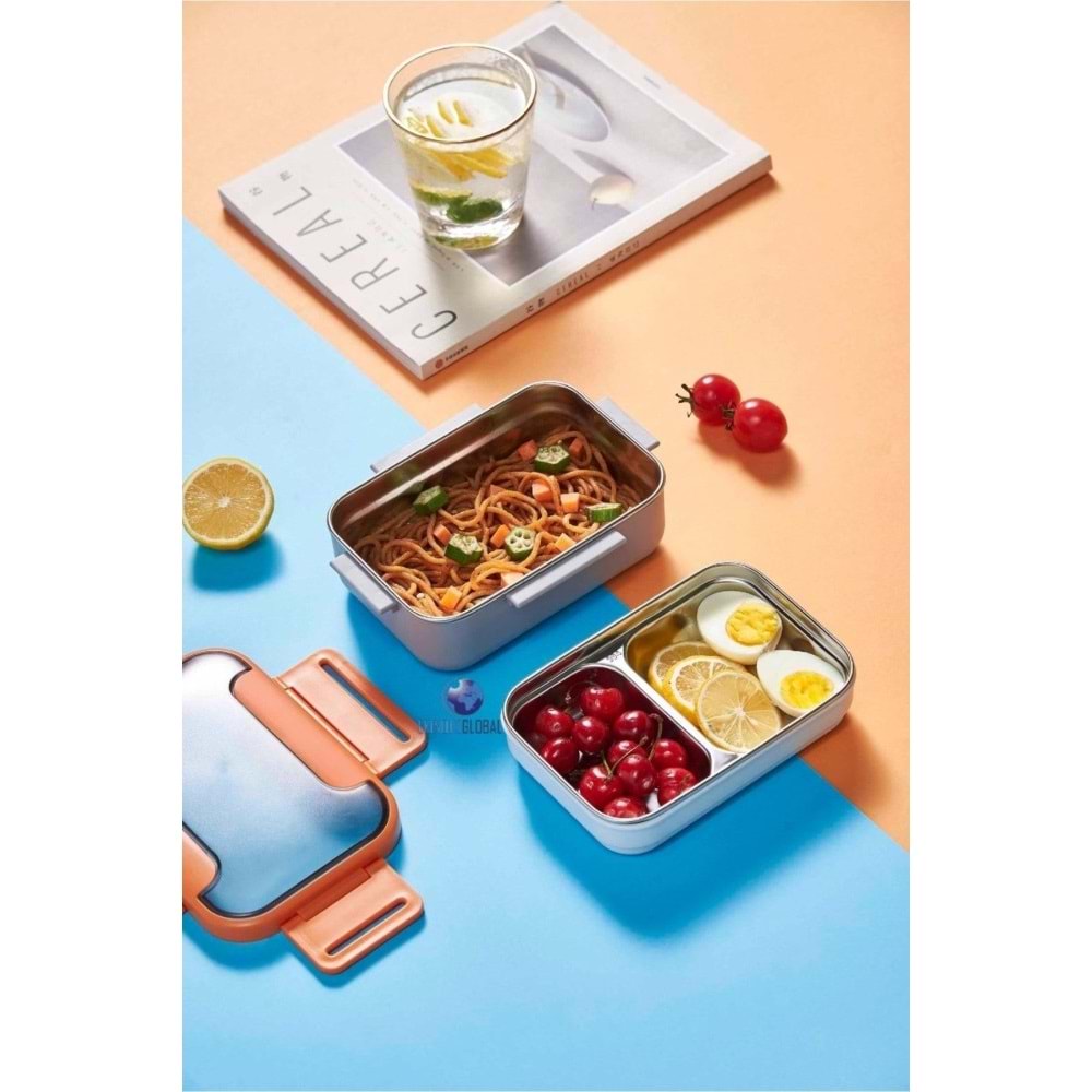 Vagonlife Beslenme Kutusu Lunch Box Paslanmaz Çelik 1200 ML BL20182