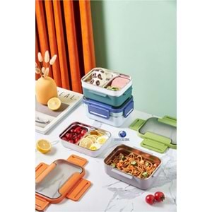 Vagonlife Beslenme Kutusu Lunch Box Paslanmaz Çelik 1200 ML BL20182