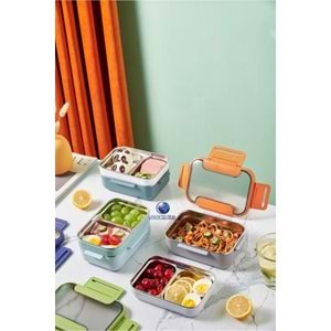 Vagonlife Beslenme Kutusu Lunch Box Paslanmaz Çelik 1200 ML BL20182