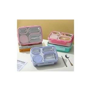 Vagonlife Beslenme Kutusu Lunch Box Paslanmaz Çelik 800 ML XC-7099