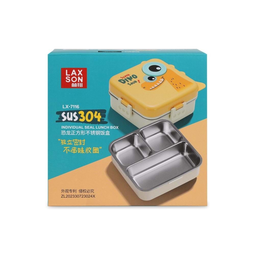 Vagonlife Beslenme Kutusu Lunch Box Paslanmaz Çelik 1120 ML Bl10082-s