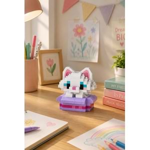 Loz Blok Oyuncak Kedi 170 Parça Mini Poşet Lz-8641