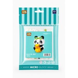 Loz Blok Oyuncak Ördekli Panda 190 Parça Mini Poş Lz-8634