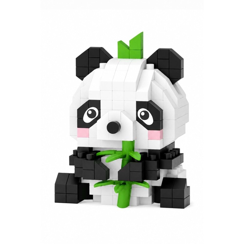 Loz Blok Oyuncak Panda 170 Parça Mini Poşet Lz-8633