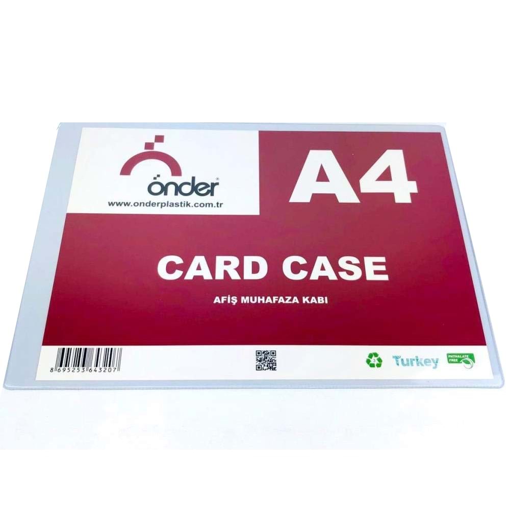 Önder Tabela Poşeti (Afiş Muhafaza Kabı) Asetat A4 (1 Adet)