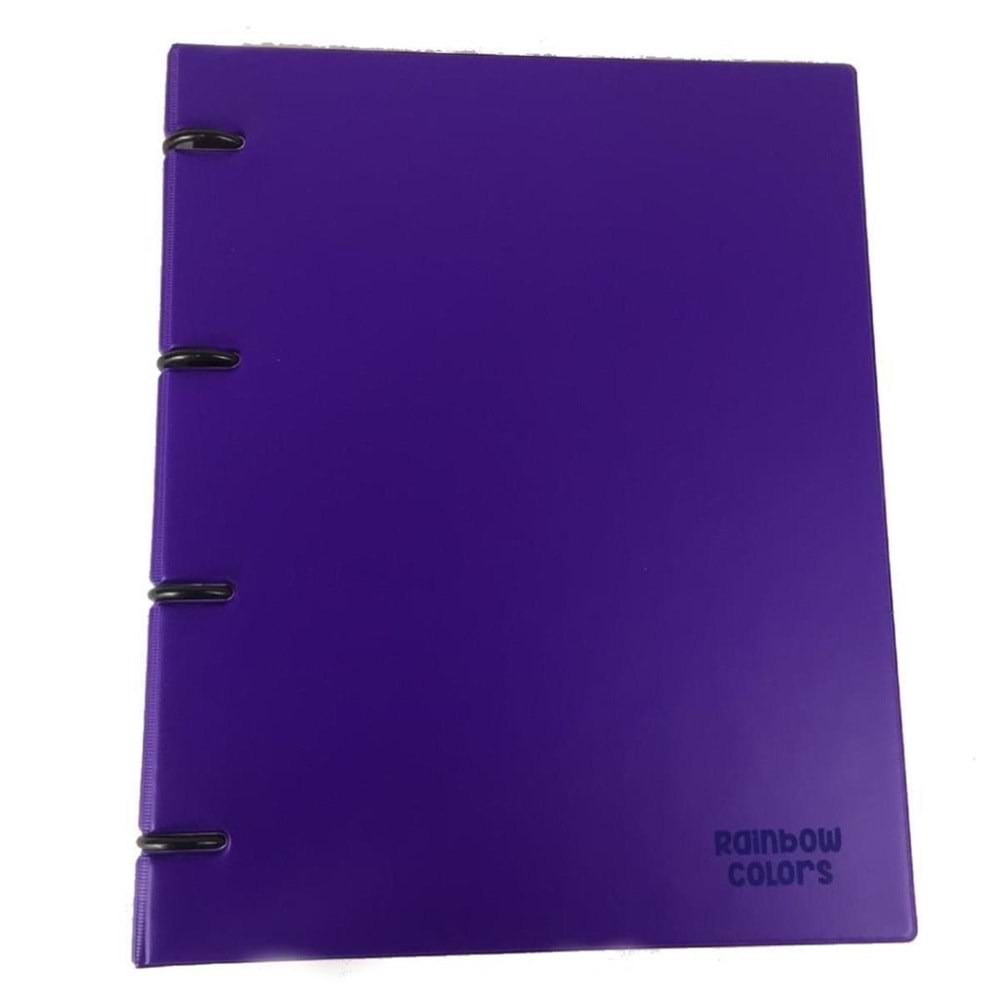 Önder Raınbow Colors 4 Halkalı Pvc Mor 122-22