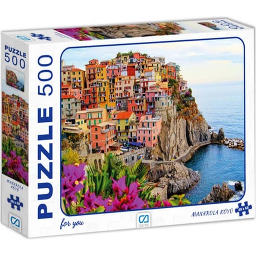 Ca Games Puzzle 500 Parça Manarola Köyü 7505