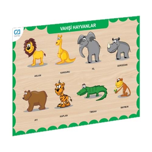 Ca Games Ahşap Vahşi Hayvanlar Bul-tak Caahs-3213