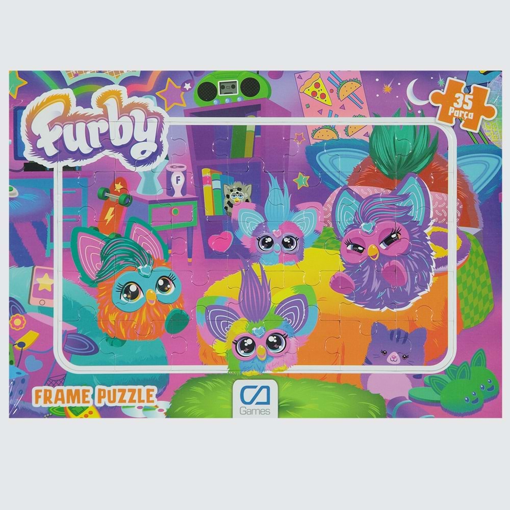 Ca Games Furby Frame Puzzle Cafrm-5292-5293