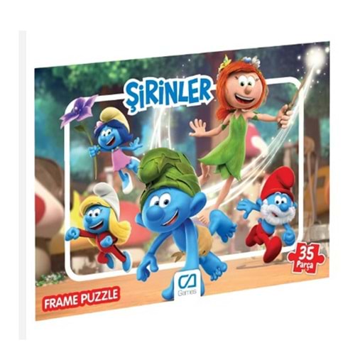 Ca Games Şirinler Frame Puzzle 35 Parça Cafrm-5310-5311