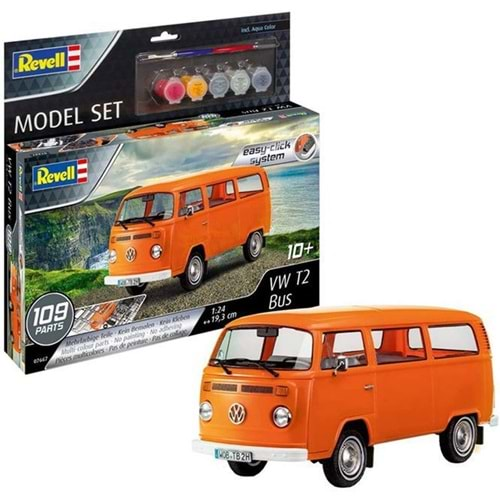 Revell Model Set Vw T2 Bus Model Araba