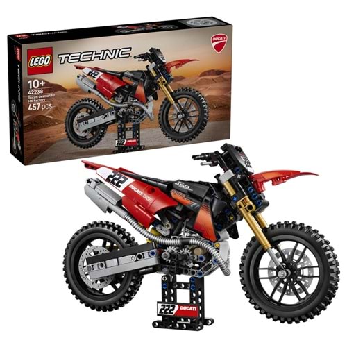 Lego Technic Ducati Desmo450 Mx Factory Motosiklet Adr-lmt42238