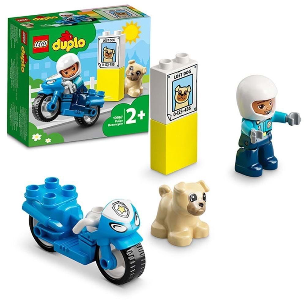 Lego Duplo Police Motorcycle Poli Motorsikleti 10967