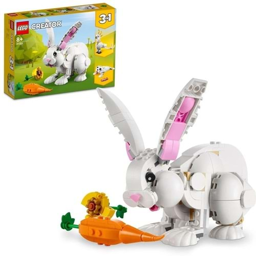 Lego Creator 3Ü 1 Arada Beyaz Tavşan LMC31133