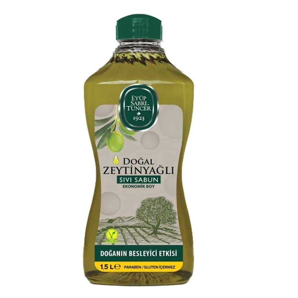 Eyüp Sabri Tuncer 1,5lt Doğal Zeytin Yağlı Sıvı Sabun