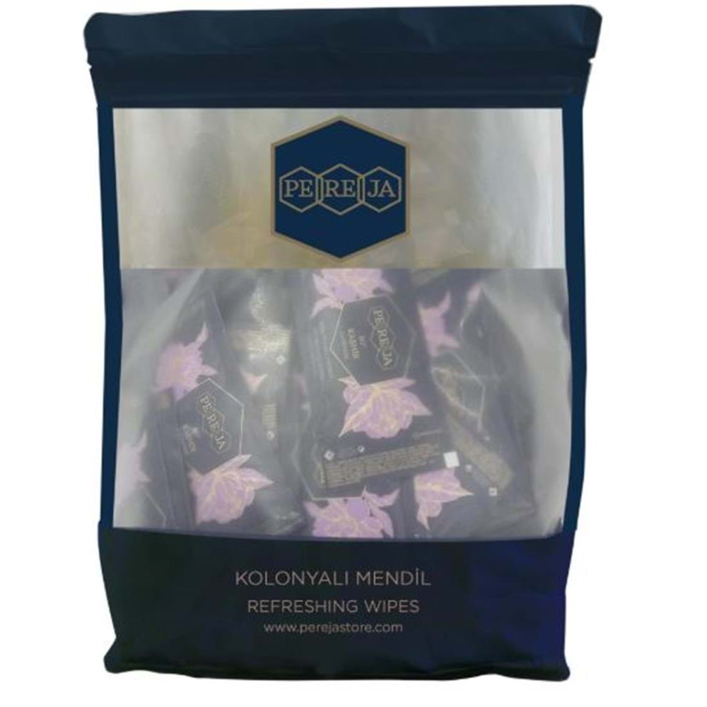 Pereja Kaşmir Kolonyalı Mendil 7x12 50li