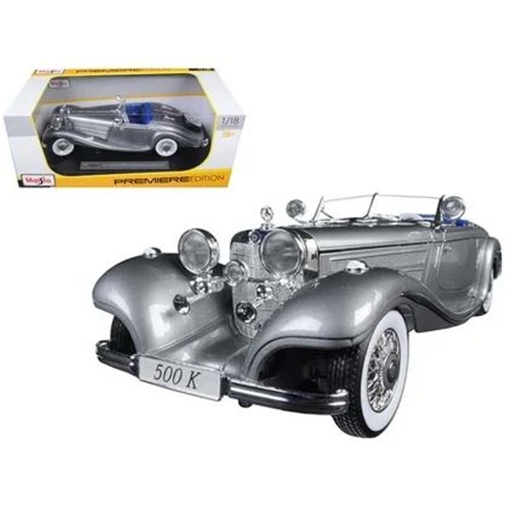 Neco Oyuncak Model Araba 1:18 1936 Mercedes-benz 500 K Typ Special Roadster 36862