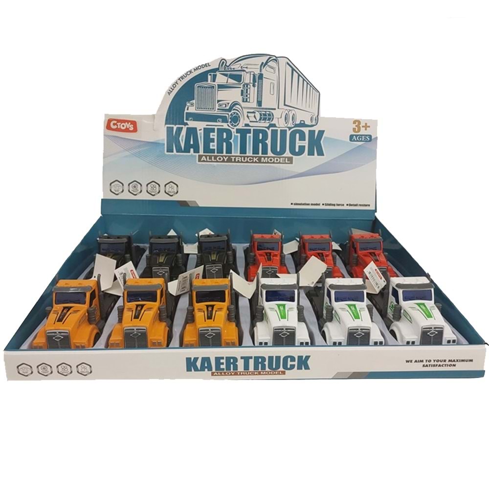 Ctoy Oyuncak Metal Çek Bırak Tır CTOY-2212-202 (1 Adet)