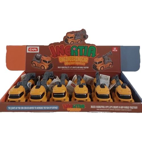 Ctoy Oyuncak Sürtmeli İnşaat Araçları CTOY-SY713-15G (1 Adet)