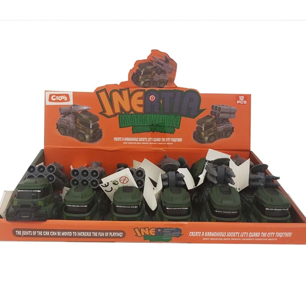 Ctoy Oyuncak Sürtmeli Savaş Araçları CTOY-SY713-15L (1 Adet)