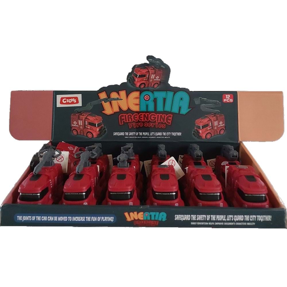 Ctoy Oyuncak Sürtmeli Kurtarma Araçları CTOY-SY713-15X (1 Adet)