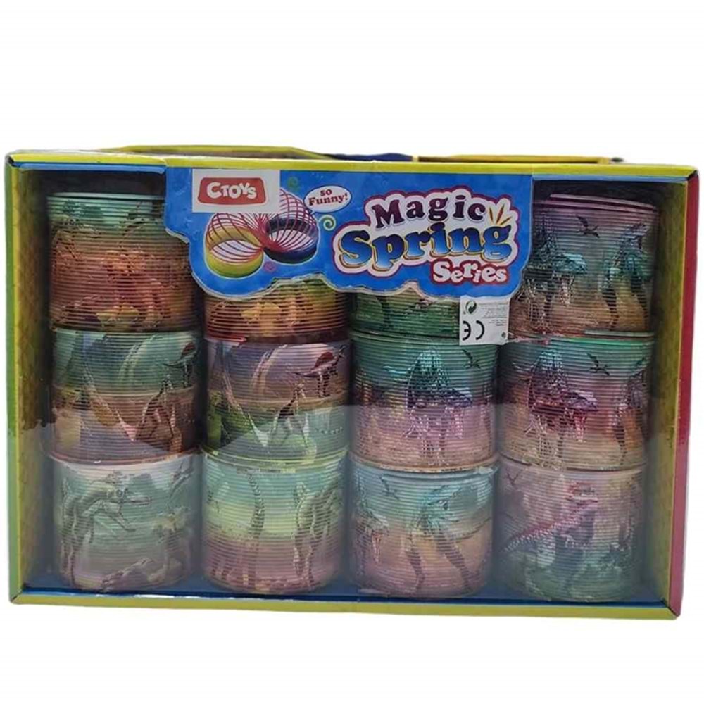Ctoy Oyuncak Stres Yayı Dinazor CTOY-KL01-A (1 Adet)