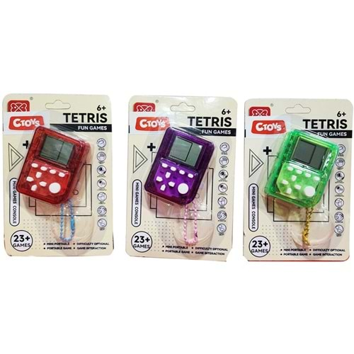 Ctoy Oyuncak Mini Tetris Oyun Konsolu CTOY-XY9024-5B