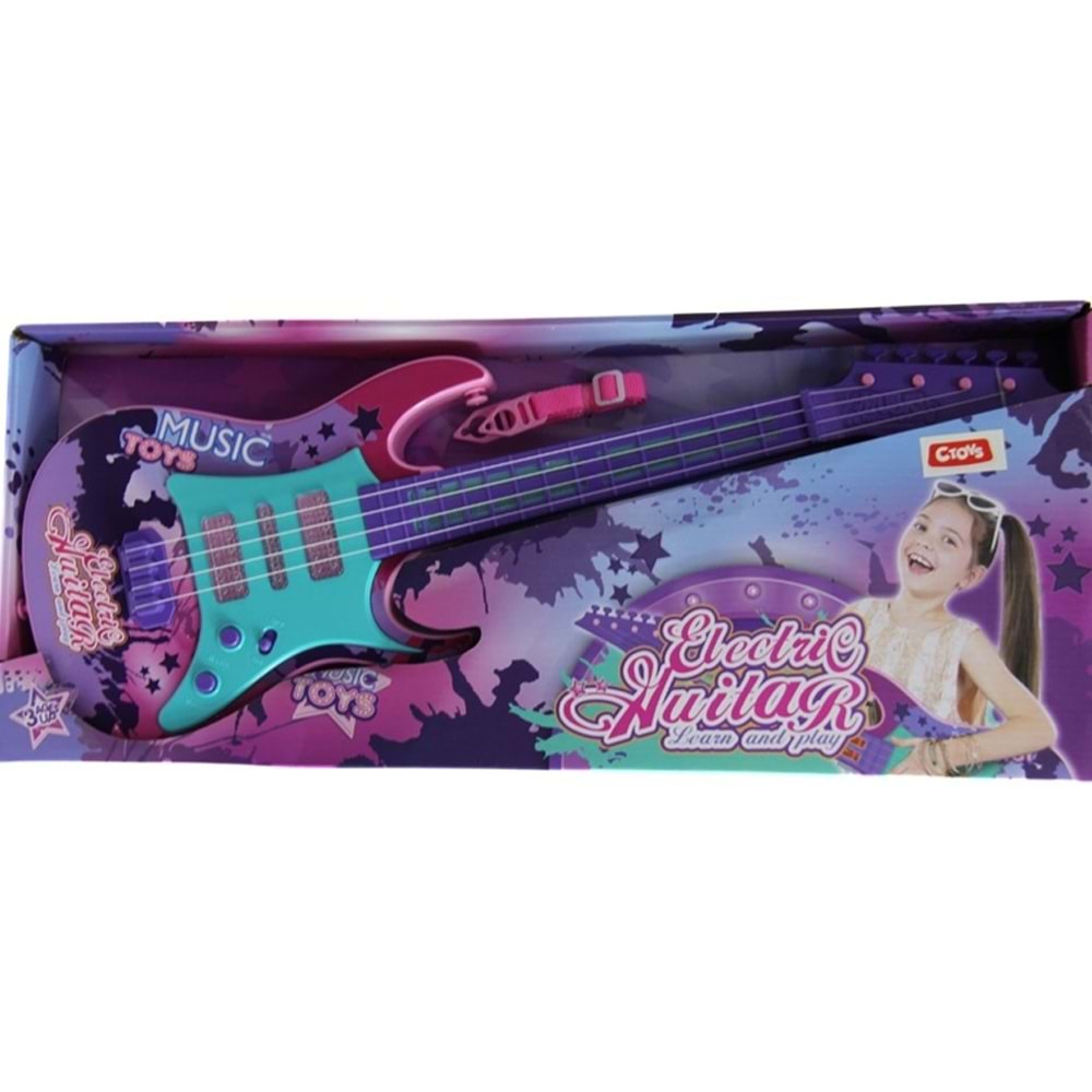 Ctoy Oyuncak Müzikli Sesli Electro Gitar