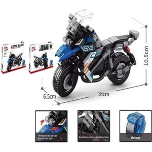 Ctoy Oyuncak Blok Motorsiklet 287 Prç
