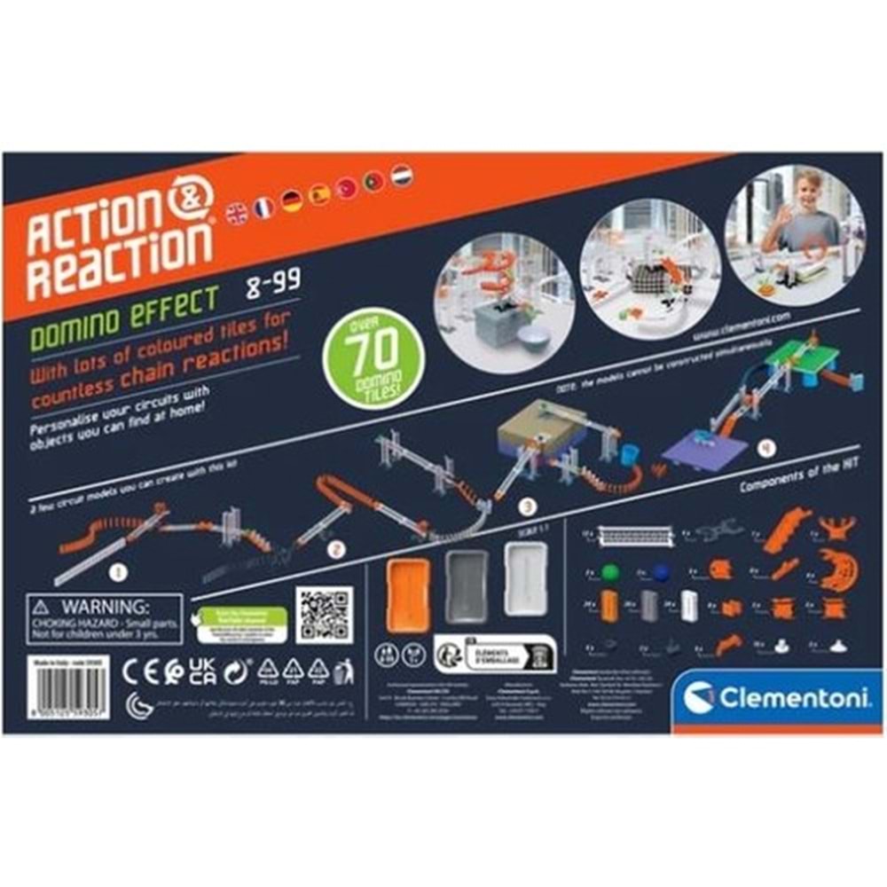 Clementoni Action Reaction Domino Etkisi 59305
