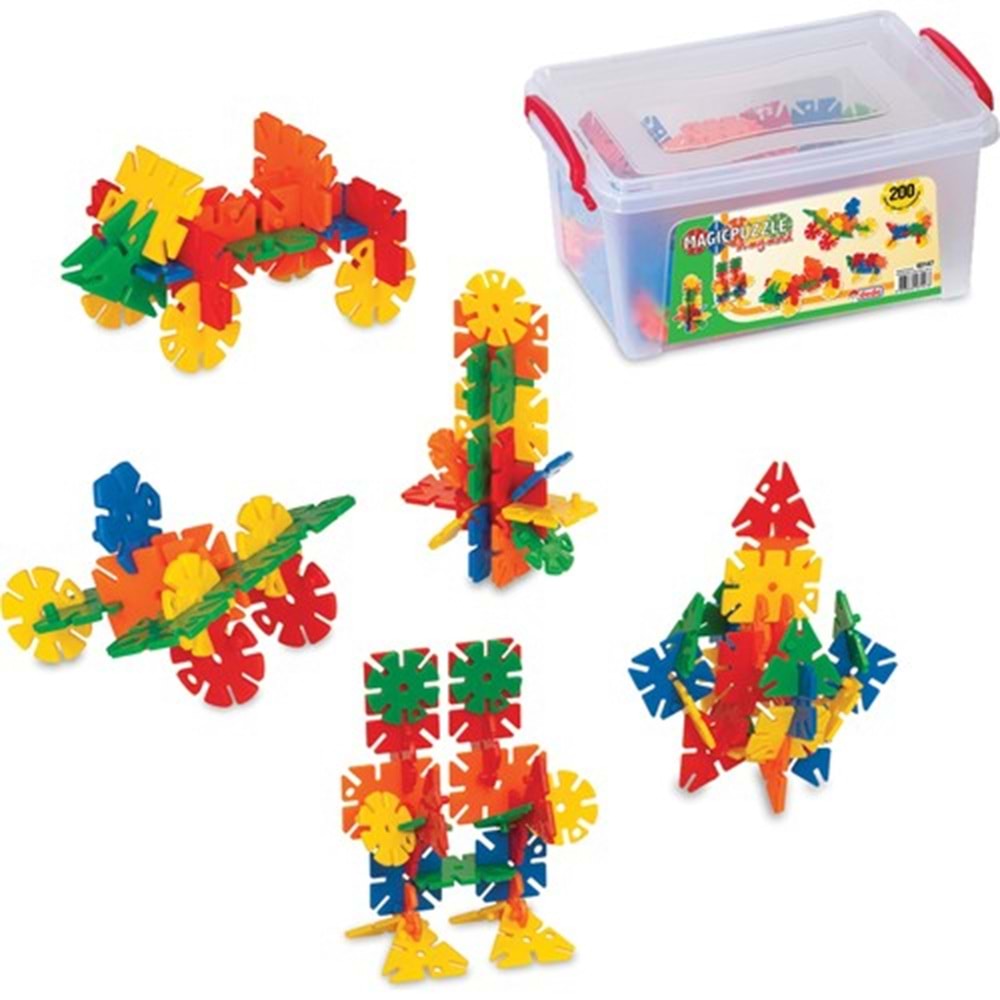 Dede Oyuncak Magic Puzzle Küçük Box 200 Parça