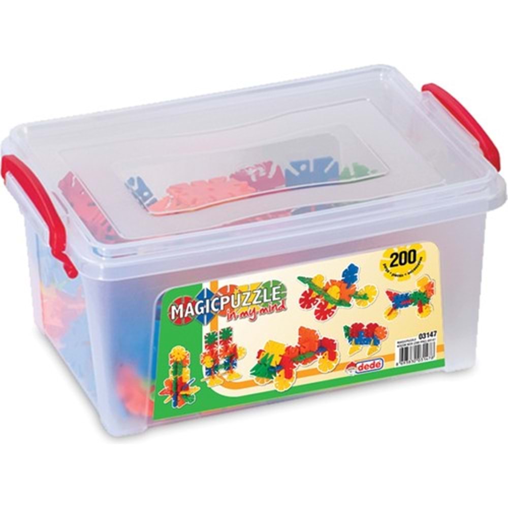 Dede Oyuncak Magic Puzzle Küçük Box 200 Parça