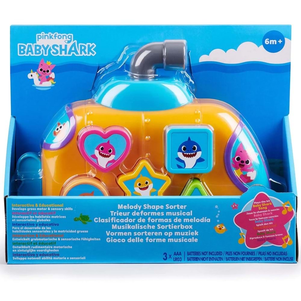 Giochi Baby Shark Müzikli Şekiller GIO-BAH11000