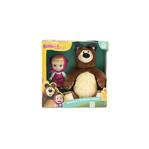 Masha&Koca Ayı 20 Cm Pelus 12 Cm Bebek