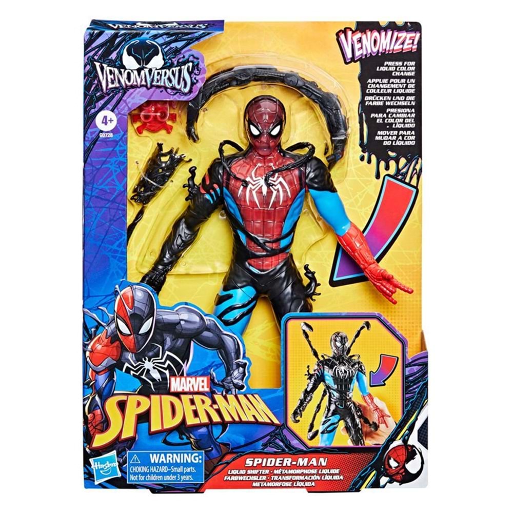 Spider Man Venom Versus Liquid Shifter Figür G0728