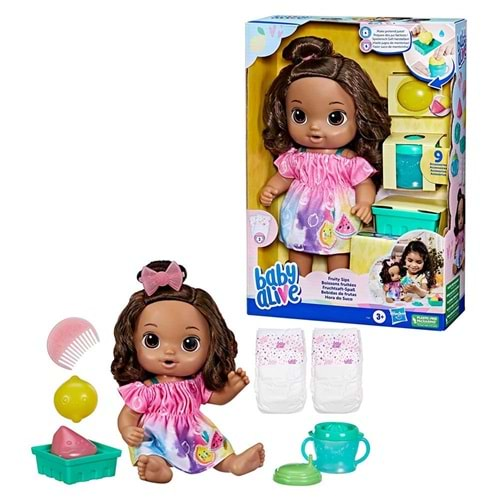 Baby Alive Bebeğimle Eğlenceli Yudumlar (Esmer)