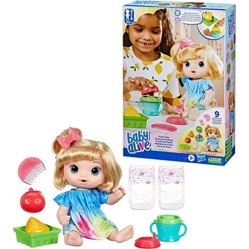 Baby Alive Bebeğimle Eğlenceli Yudumlar (Sarışın)