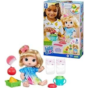 Baby Alive Bebeğimle Eğlenceli Yudumlar (Sarışın)