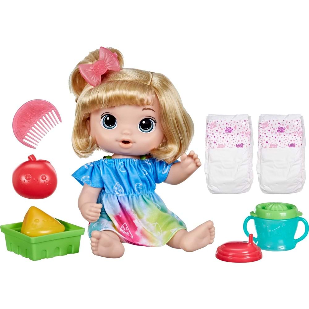 Baby Alive Bebeğimle Eğlenceli Yudumlar (Sarışın)
