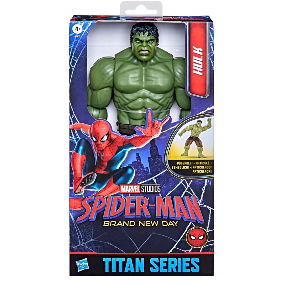 Spider-man Bom Mccarroll Dlx Titan Figure Has-g2455