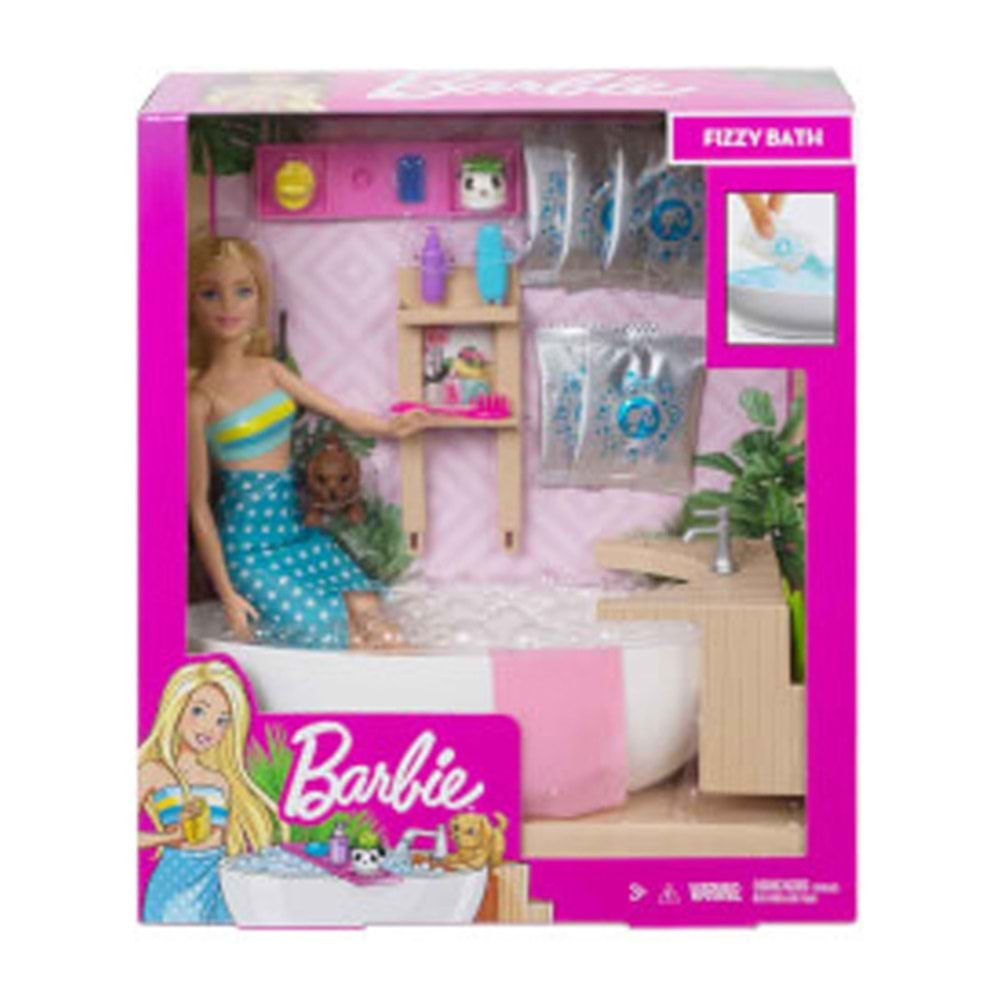 Barbie Welness Işıltı Dolu Spa Günü Oyun Seti HCM82