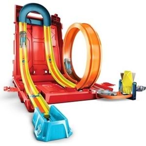Hot Wheels Track Builder Benzin Bidonu Akrobasi Seti